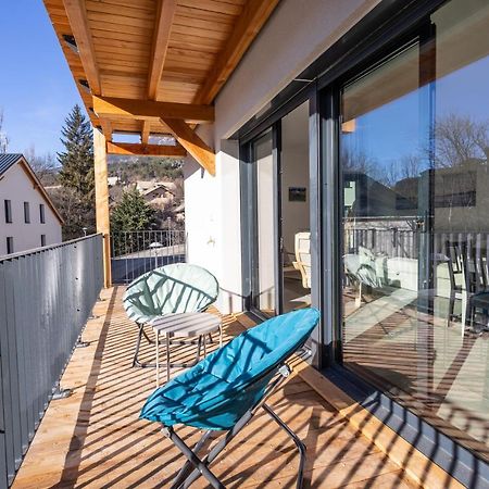 Au Calme Des Sommets - Vue Montagne Apartment Embrun ภายนอก รูปภาพ